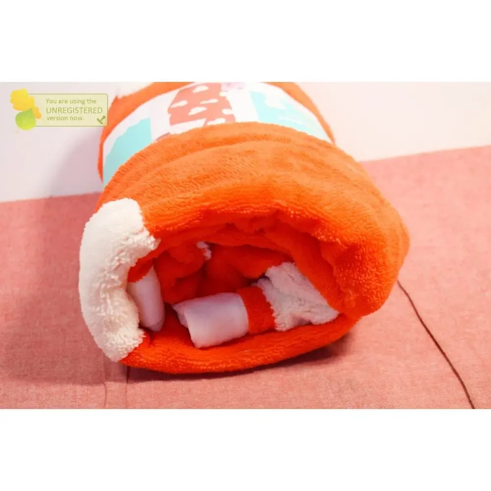 Pillowfort Patisserie Heart Kids' Chenille Throw Blanket Red 50x60
